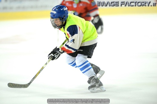 2012-06-29 Stage estivo hockey Asiago 0629 Partita - Leonardo Quadrio